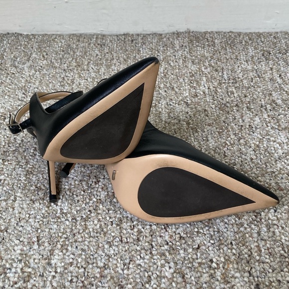 TONY BIANCO Gallery Heels in Black Nappa - Ankle Strap Leather Pumps - Picture 15 of 16